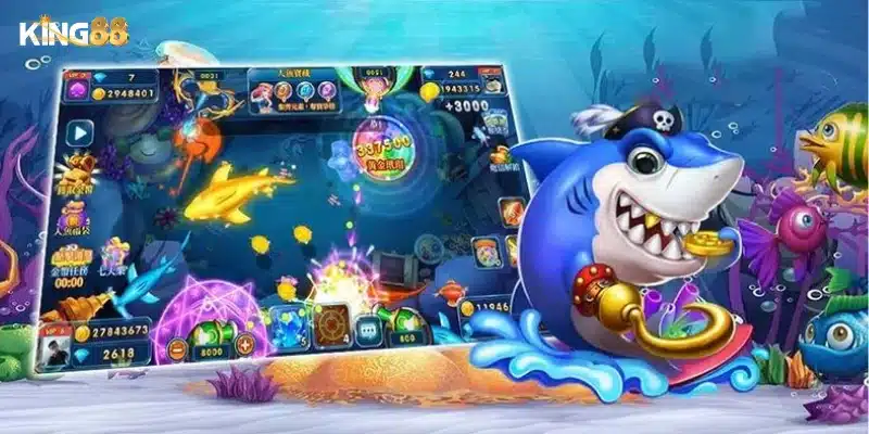 Tổng quan sảnh game bắn cá King88
